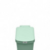 Кош за боклук с педал Brabantia StepUp 1008481, 16 л, Екологични материали, Голям отвор, Светлозелен