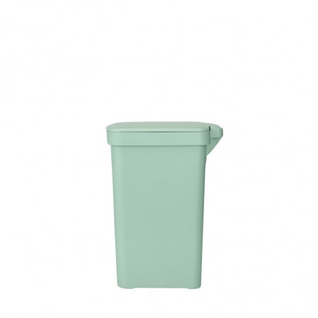Кош за боклук с педал Brabantia StepUp 1008481, 16 л, Екологични материали, Голям отвор, Светлозелен