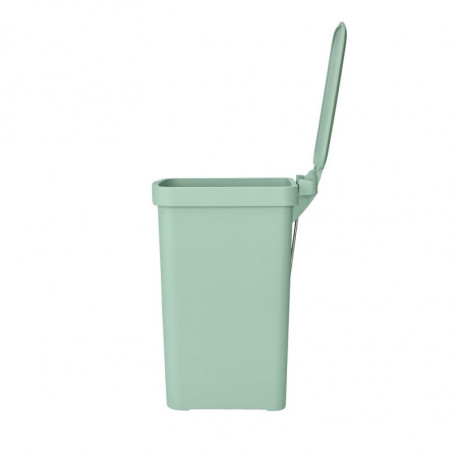 Кош за боклук с педал Brabantia StepUp 1008481, 16 л, Екологични материали, Голям отвор, Светлозелен