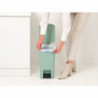 Кош за боклук с педал Brabantia StepUp 1008481, 16 л, Екологични материали, Голям отвор, Светлозелен