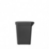 Кош за боклук с педал Brabantia StepUp 1008482, 25 л, Екологични материали, Голям отвор, Тъмносив