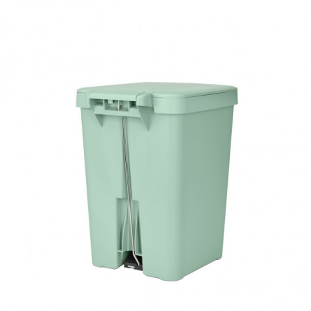 Кош за боклук с педал Brabantia StepUp 1008484, 25 л, Екологични материали, Голям отвор, Светлозелен