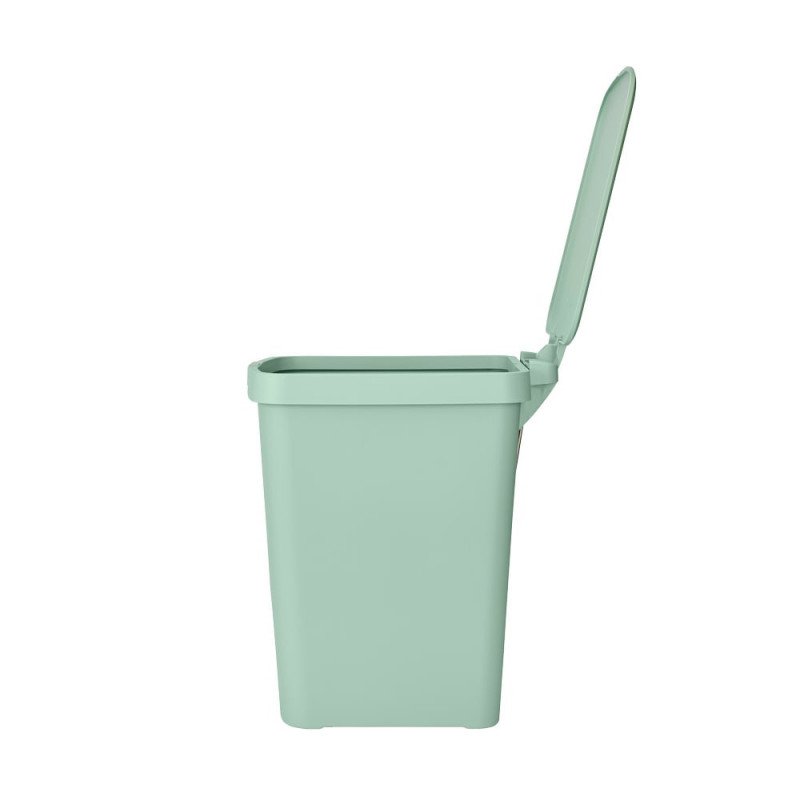 Кош за боклук с педал Brabantia StepUp 1008484, 25 л, Екологични материали, Голям отвор, Светлозелен