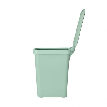 Кош за боклук с педал Brabantia StepUp 1008484, 25 л, Екологични материали, Голям отвор, Светлозелен