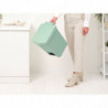 Кош за боклук с педал Brabantia StepUp 1008484, 25 л, Екологични материали, Голям отвор, Светлозелен
