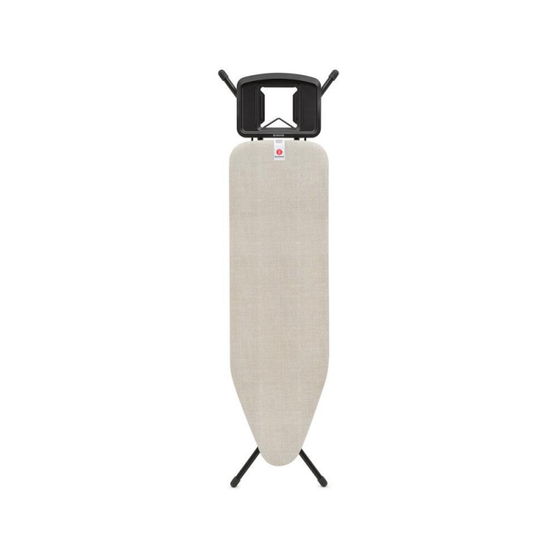 Маса за гладене Brabantia B 1008893, 124x38 см, 7 позиции за регулиране, Голяма поставка за ютия, Светлосив