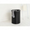 Кош за пране Brabantia Selector 1008917, 55 л, 2 отделения, Вентилационни отвори, Пълнене без отваряне, Черен