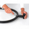 Многофункционална закачалка за дрехи Brabantia Linn 1008927, 3 рафта, Овална част за закачане на сако, Устойчива на корозия, Черен