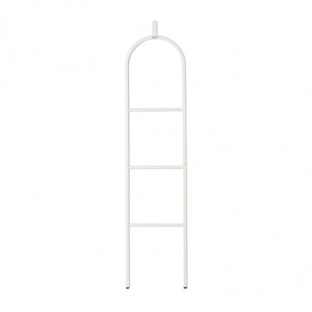 Многофункционална закачалка за дрехи Brabantia Linn 1008928, 3 рафта, Овална част за закачане на сако, Устойчива на корозия, Бял