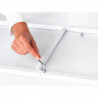 Многофункционална закачалка за дрехи Brabantia Linn 1008928, 3 рафта, Овална част за закачане на сако, Устойчива на корозия, Бял
