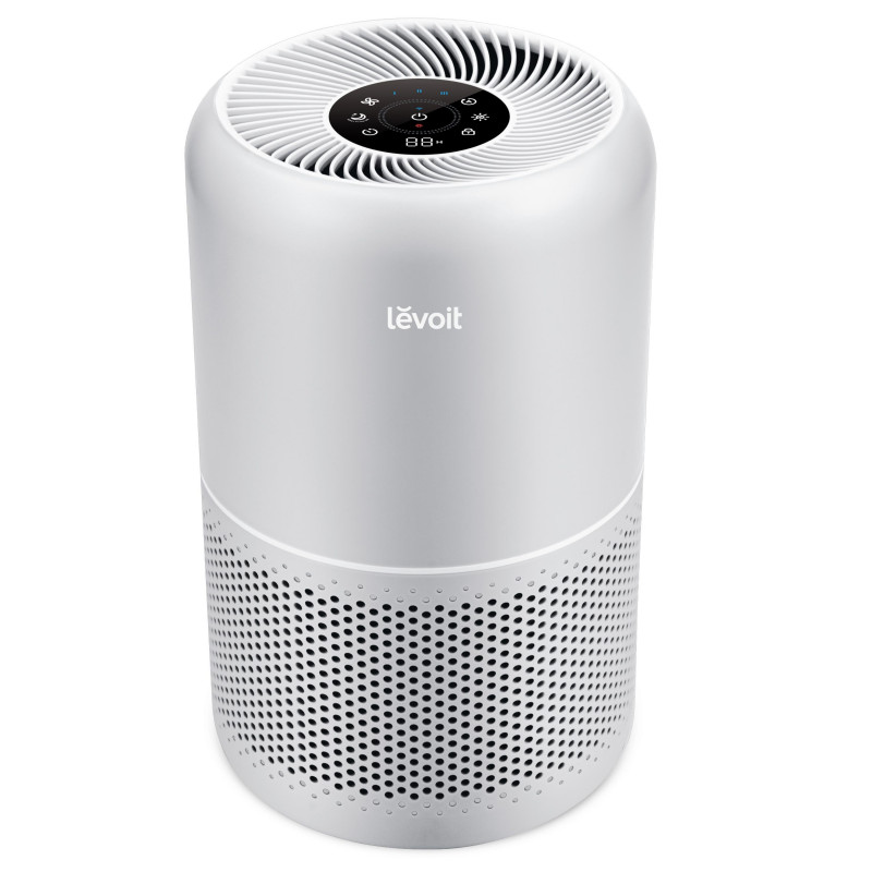 Пречиствател за въздух Levoit Core 300S Pro, 41 м2, 23W, 3 скорости, True HEPA, Гласови команди, Таймер, 22 dB, Без озон, Бял