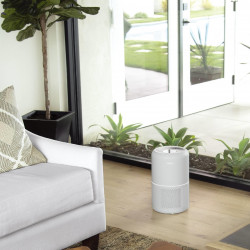 Пречиствател за въздух Levoit Core 300S Pro, 41 м2, 23W, 3 скорости, True HEPA, Гласови команди, Таймер, 22 dB, Без озон, Бял