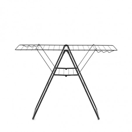 Сушилник за дрехи Brabantia Hangon 1004165, 20 м, 6 закачалки, Регулируем, Заключване за деца, Черен/мат