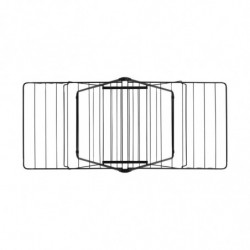 Сушилник за дрехи Brabantia Hangon 1004165, 20 м, 6 закачалки, Регулируем, Заключване за деца, Черен/мат