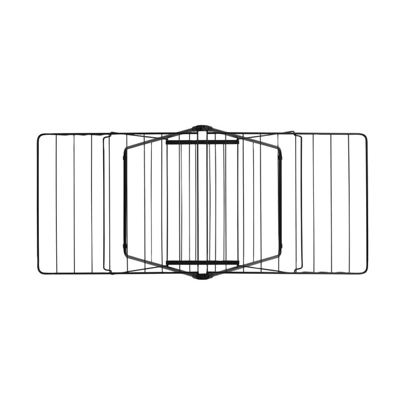 Сушилник за дрехи Brabantia Hangon 1004165, 20 м, 6 закачалки, Регулируем, Заключване за деца, Черен/мат