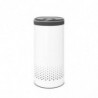 Кош за пране Brabantia 1004178, 35 л, Пластмасов капак, Пълнене без отваряне, Вентилационни отвори, Бял