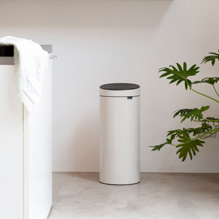Кош за боклук Brabantia Touch Bin New 1005544, 30 л, Безшумно и плавно затваряне, Бежов