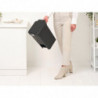 Кош за боклук с педал Brabantia StepUp 1008479, 16 л, Екологични материали, Голям отвор, Тъмносив