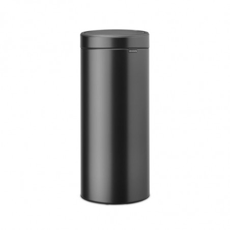 Кош за боклук Brabantia Touch Bin New 1008860, 30 л, Безшумно и плавно затваряне, Тъмносив