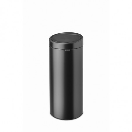 Кош за боклук Brabantia Touch Bin New 1008860, 30 л, Безшумно и плавно затваряне, Тъмносив