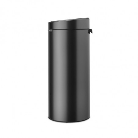 Кош за боклук Brabantia Touch Bin New 1008860, 30 л, Безшумно и плавно затваряне, Тъмносив