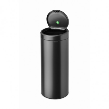 Кош за боклук Brabantia Touch Bin New 1008860, 30 л, Безшумно и плавно затваряне, Тъмносив