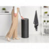 Кош за боклук Brabantia Touch Bin New 1008860, 30 л, Безшумно и плавно затваряне, Тъмносив