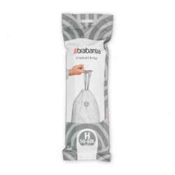 Торбички за кош Brabantia PerfectFit Touch/Push/Big Bin 647036, Размер H, 50-60 л, 10 броя, Бял