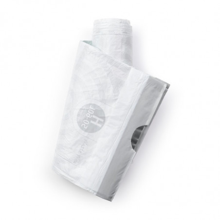 Торбички за кош Brabantia PerfectFit Touch/Push/Big Bin 647036, Размер H, 50-60 л, 10 броя, Бял