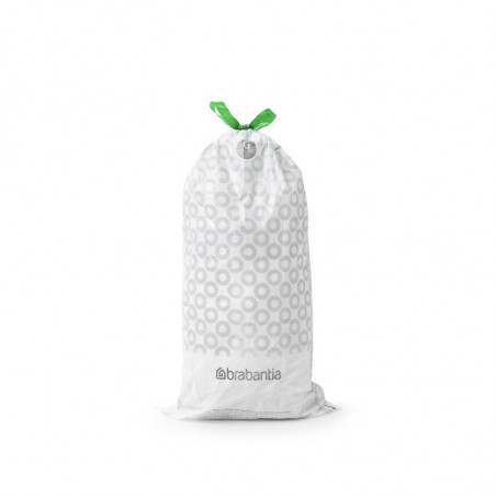 Торба за кош Brabantia размер 647064 G, 23-30L, 40 броя, бели