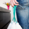 Торба за кош Brabantia размер 647064 G, 23-30L, 40 броя, бели