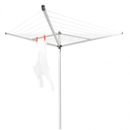 Външен простор Brabantia Essential 1003460, 30 м, Котва за бетониране, Калъф, Резистентен на корозия, Инокс