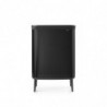 Кош за пране Brabantia Bo 1004177, 2x45 л, Пълнене без отваряне, Вентилационни отвори, Регулируеми крачета, Черен