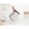 Кош за боклук Brabantia Bo Small 1006630, 7 л, Плавно и безшумно отваряне, Противоплъзгаща основа, Инокс