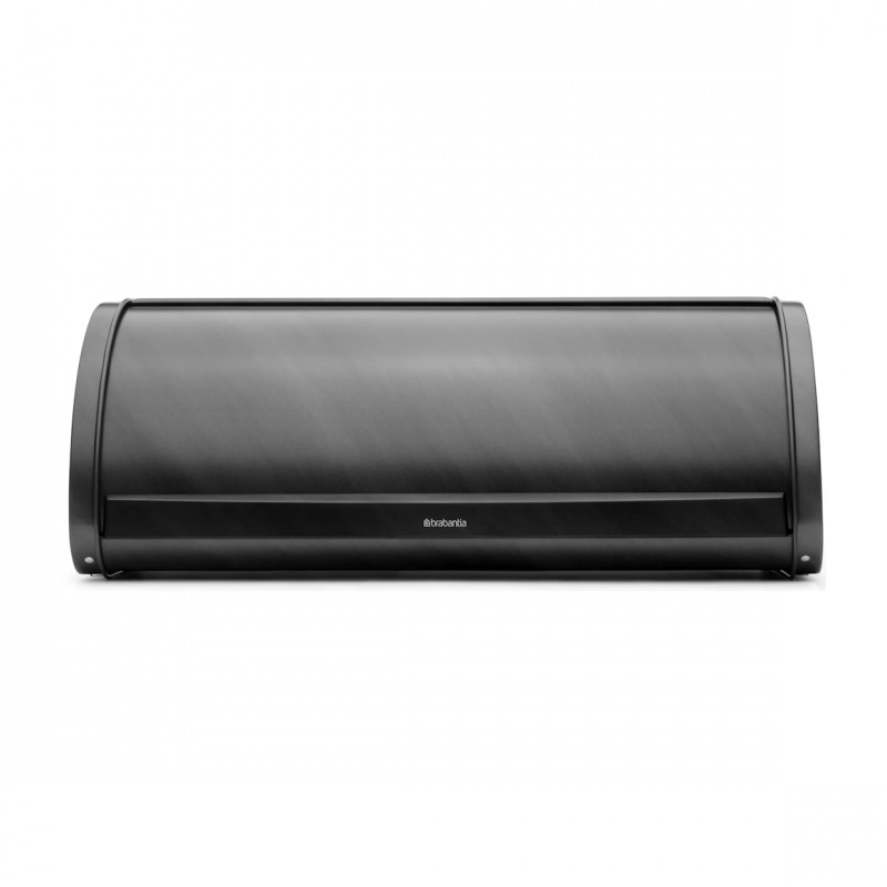 Кутия за хляб Brabantia Roll Top 1008872, 16 л, 44.5х26 см, Лека и здрава конструкция, Тъмносив