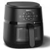 Фритюрник с горещ въздух AirFryer Philips NA230/00, 1700W, 6.2л, 60-200C, 13 програми, Таймер, Rapid Air, Черен