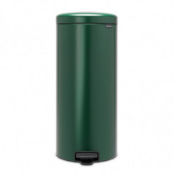 Кош за боклук с педал Brabantia NewIcon 1003210, 30 л, Плавно затваряне, Противоплъзгаща основа, Тъмнозелен