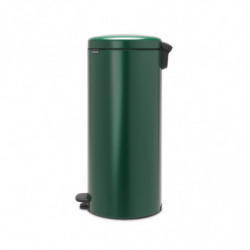 Кош за боклук с педал Brabantia NewIcon 1003210, 30 л, Плавно затваряне, Противоплъзгаща основа, Тъмнозелен
