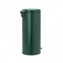 Кош за боклук с педал Brabantia NewIcon 1003210, 30 л, Плавно затваряне, Противоплъзгаща основа, Тъмнозелен