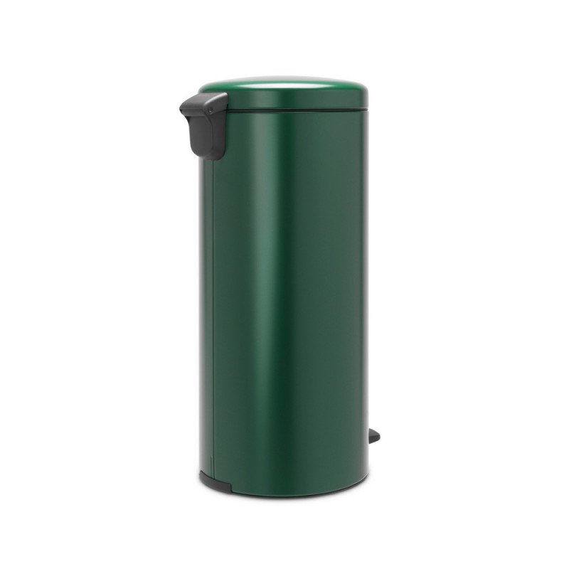 Кош за боклук с педал Brabantia NewIcon 1003210, 30 л, Плавно затваряне, Противоплъзгаща основа, Тъмнозелен