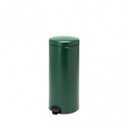 Кош за боклук с педал Brabantia NewIcon 1003210, 30 л, Плавно затваряне, Противоплъзгаща основа, Тъмнозелен