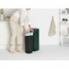 Кош за боклук с педал Brabantia NewIcon 1003210, 30 л, Плавно затваряне, Противоплъзгаща основа, Тъмнозелен