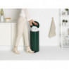 Кош за боклук с педал Brabantia NewIcon 1003210, 30 л, Плавно затваряне, Противоплъзгаща основа, Тъмнозелен