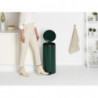 Кош за боклук с педал Brabantia NewIcon 1003210, 30 л, Плавно затваряне, Противоплъзгаща основа, Тъмнозелен
