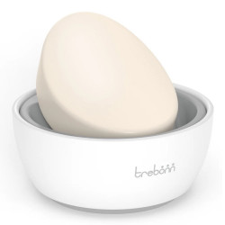 Сапунерка Trebonn 3025130, Отвор за оттичане, Неплъзгаща се основа, Бял/сив