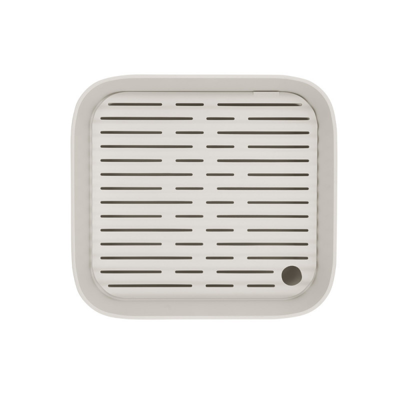 Купа за миене и отцеждане Brabantia 1003316, 16.1 х 37.4 х 34.4 см, Безопасна за съдове с незалепващо покритие, Светлосив