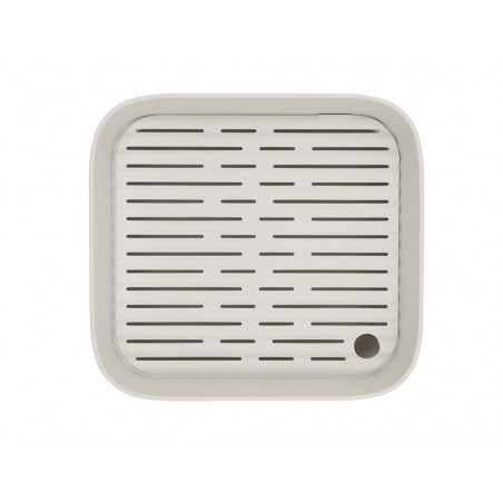 Купа за миене и отцеждане Brabantia 1003316, 16.1 х 37.4 х 34.4 см, Безопасна за съдове с незалепващо покритие, Светлосив