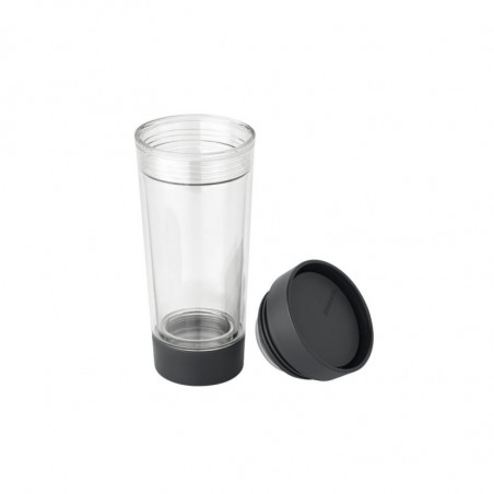 Термо чаша Brabantia Make&Take 1008493, 360 мл, Без разливане, Без BPA, Тъмносив
