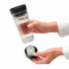Термо чаша Brabantia Make&Take 1008493, 360 мл, Без разливане, Без BPA, Тъмносив