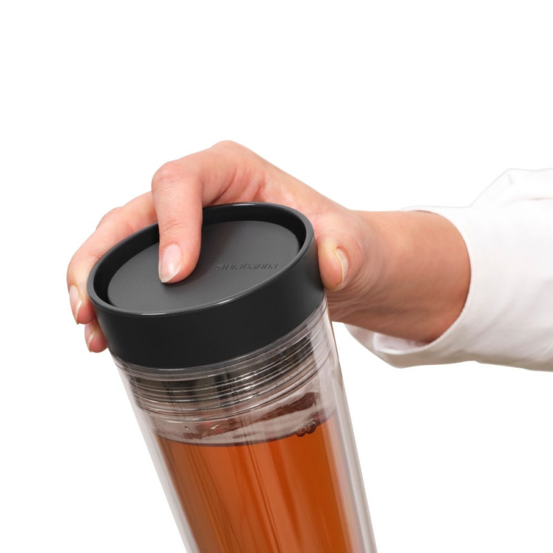 Термо чаша Brabantia Make&Take 1008493, 360 мл, Без разливане, Без BPA, Тъмносив
